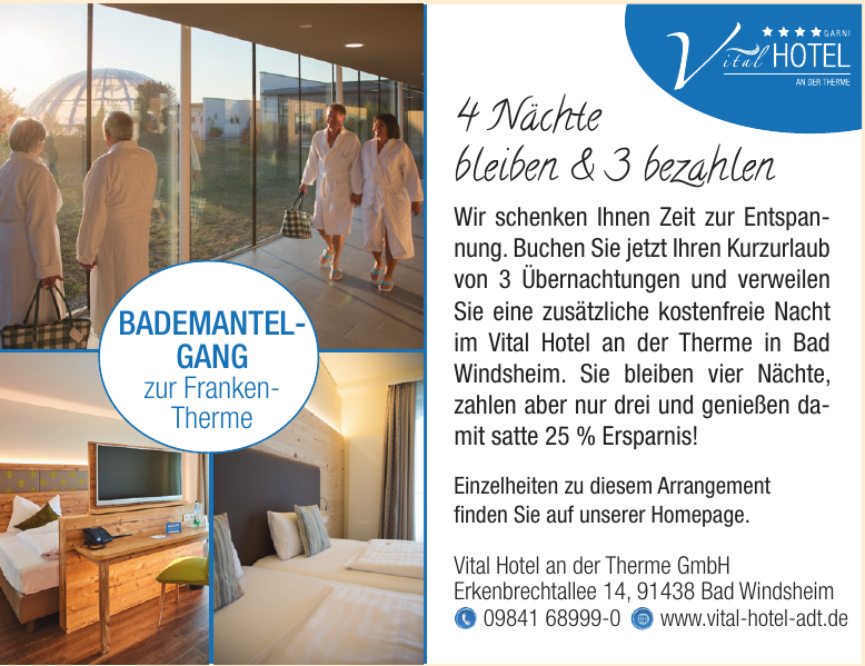 Vital Hotel an der Therme GmbH Vital Hotel an der Therme GmbH