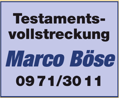 Testamentsvollstreckung Marco Böse Testamentsvollstreckung Marco Böse