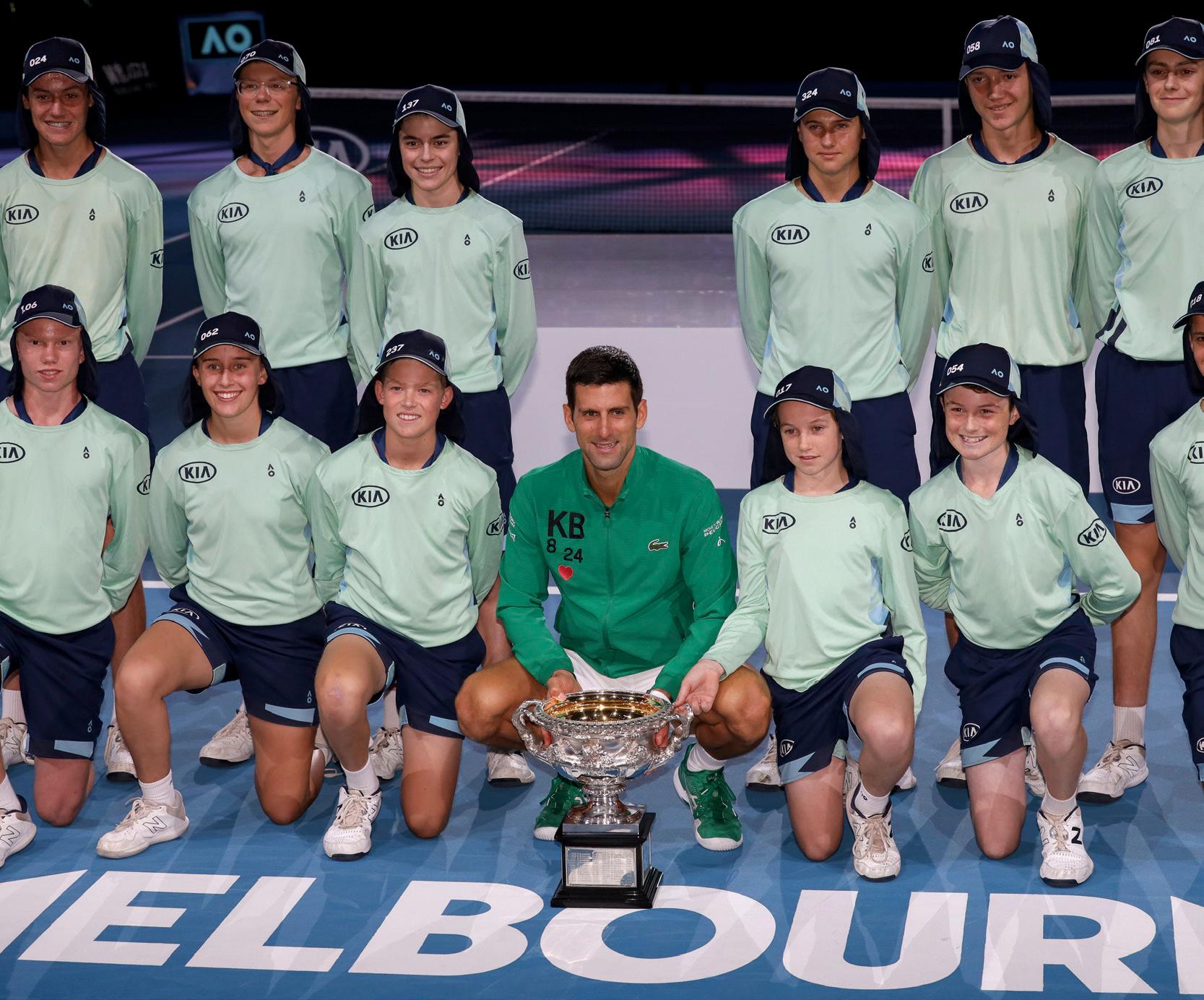 Novak Djokovic gewann seinen 18. Grand Slam Titel.