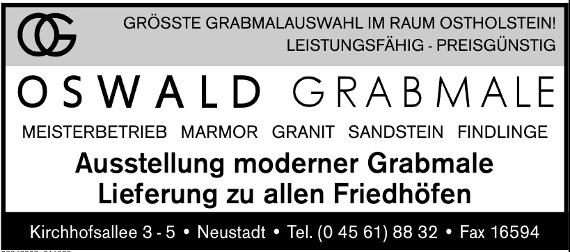 Oswald Grabmale Oswald Grabmale
