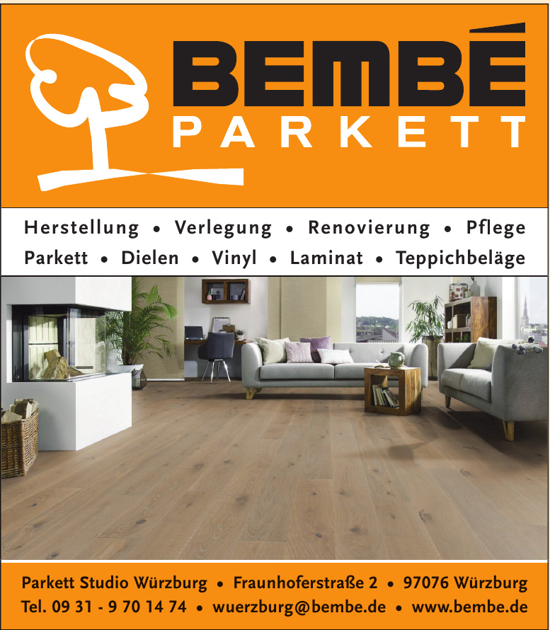 Bembé Parkett Studio Würzburg Bembé Parkett Studio Würzburg