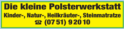 Die kleine Polsterwerkstatt Die kleine Polsterwerkstatt