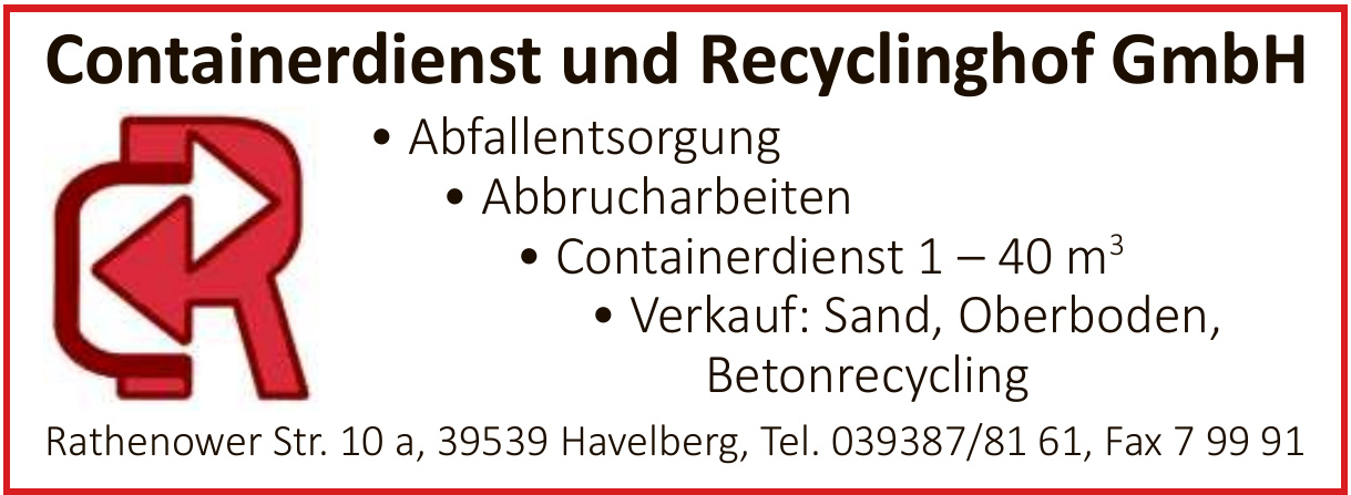 Containerdienst und Recyclinghof GmbH