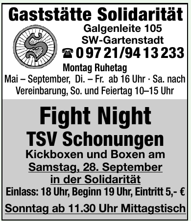 Gaststätte Solidarität Gaststätte Solidarität
