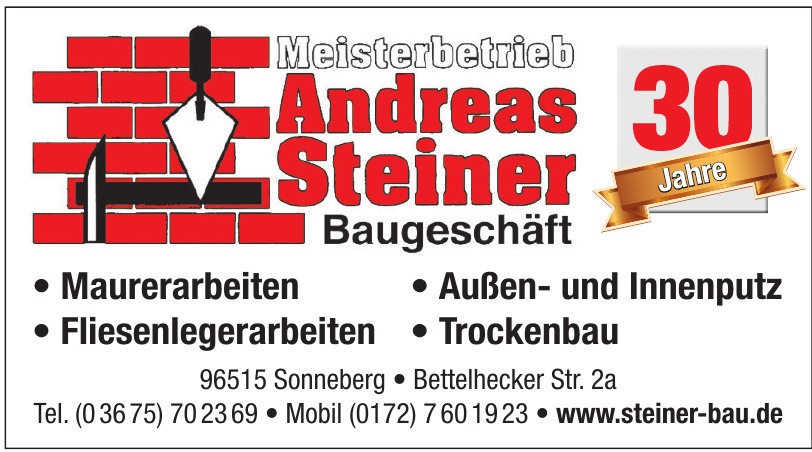 Andreas Steiner Baugeschäft Andreas Steiner Baugeschäft