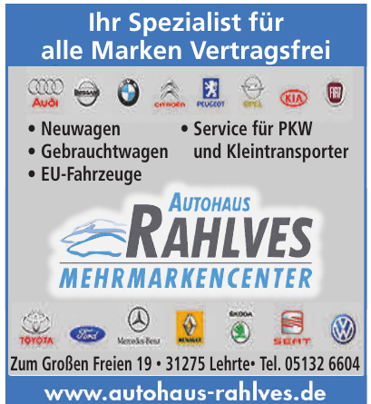 Autohaus Rahlves Mehrmarkencenter Autohaus Rahlves Mehrmarkencenter