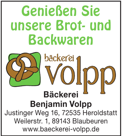 Bäckerei Benjamin Volpp Bäckerei Benjamin Volpp