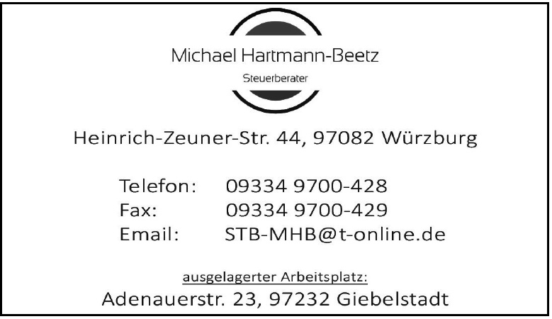 Michael Hartmann-Beetz-Steuerberater Michael Hartmann-Beetz-Steuerberater