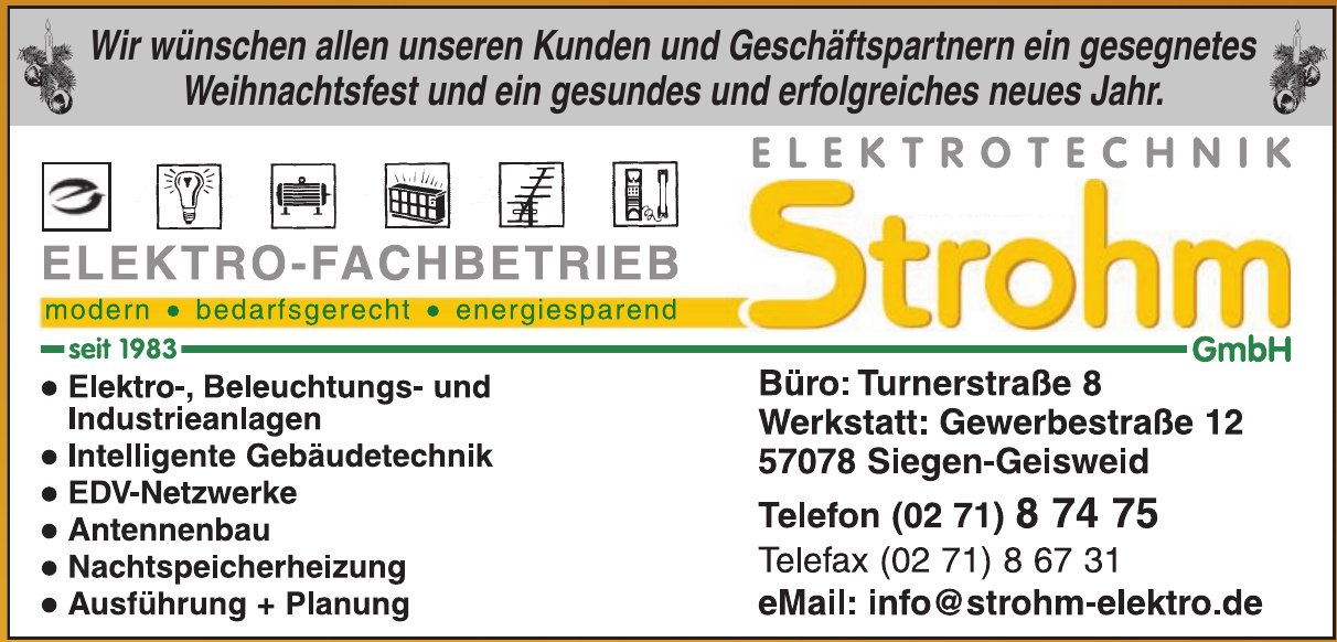 Elektrotechnik Strohm GmbH Elektrotechnik Strohm GmbH