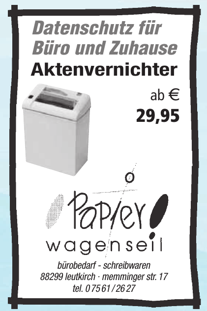 Papier Wagenseil