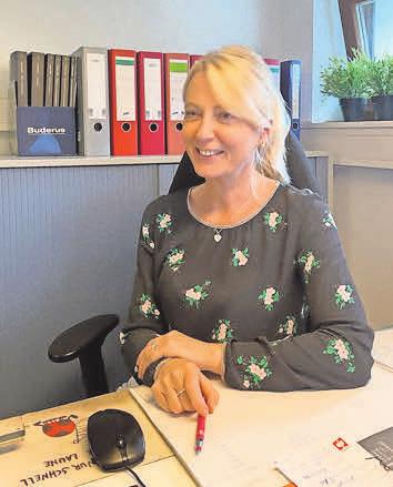 Die gute Seele der Firma: Beate Siekmann. Foto: Brunner Haustechnik Die gute Seele der Firma: Beate Siekmann. Foto: Brunner Haustechnik
