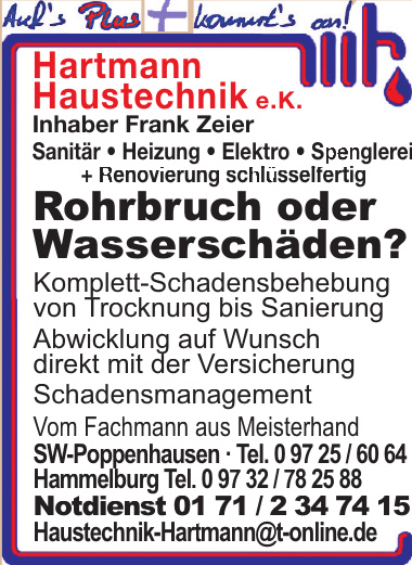 Hartmann Haustechnik e.K. Hartmann Haustechnik e.K.