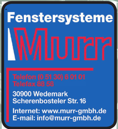 Murr Fenstersysteme Murr Fenstersysteme
