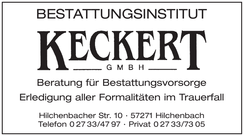 Bestattungsinstitut Keckert GmbH Bestattungsinstitut Keckert GmbH