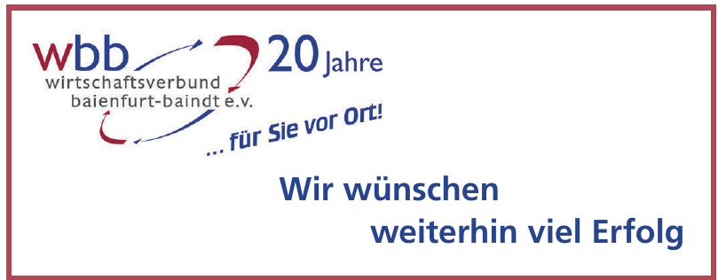 wbb Wirtschaftsverbund Baienfurt-Baindt e.V. wbb Wirtschaftsverbund Baienfurt-Baindt e.V.