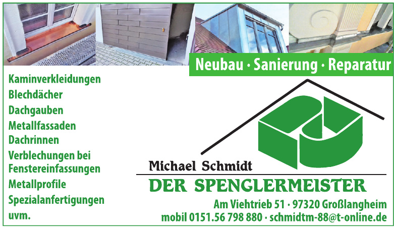 Michael Schmidt Der Spenglermeister Michael Schmidt Der Spenglermeister