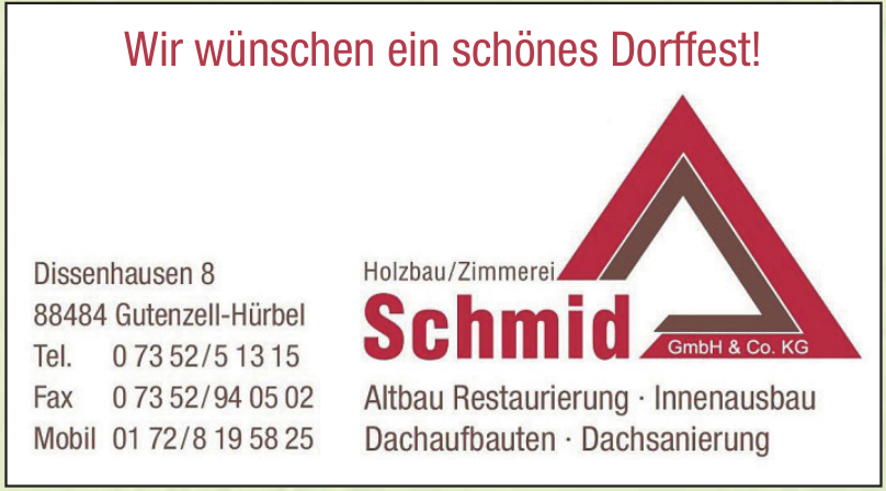 Schmid Holzbau GmbH & Co.KG Schmid Holzbau GmbH & Co.KG