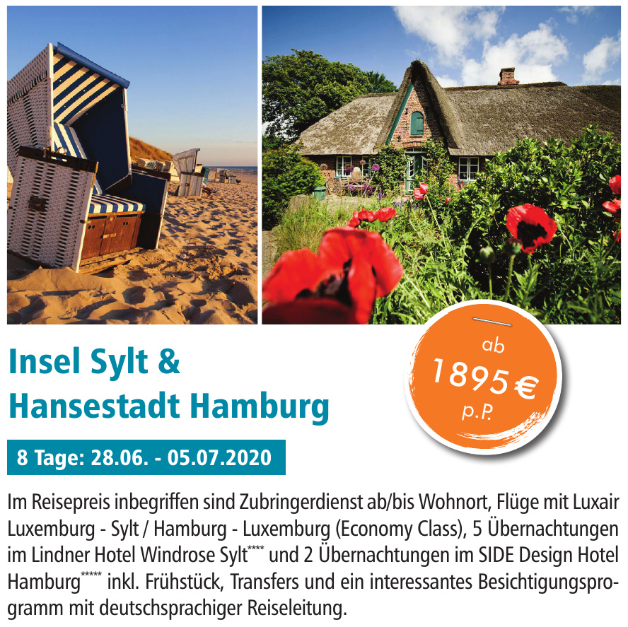 Insel Sylt & Hansestadt Hamburg