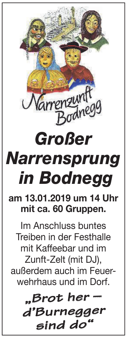 Narrenzunft Bodnegg Narrenzunft Bodnegg