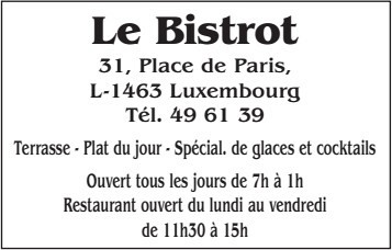Le Bistrot