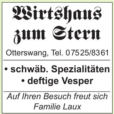 Wirtshaus zum Stern Wirtshaus zum Stern