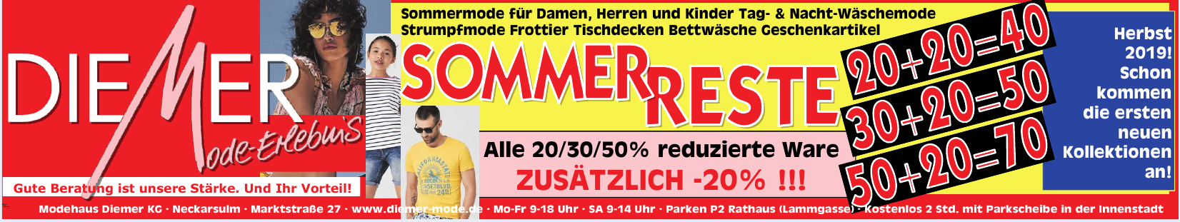 Modehaus Diemer KG Modehaus Diemer KG