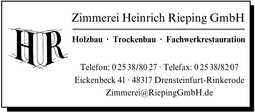 Zimmerei Heinrich Rieping GmbH Zimmerei Heinrich Rieping GmbH