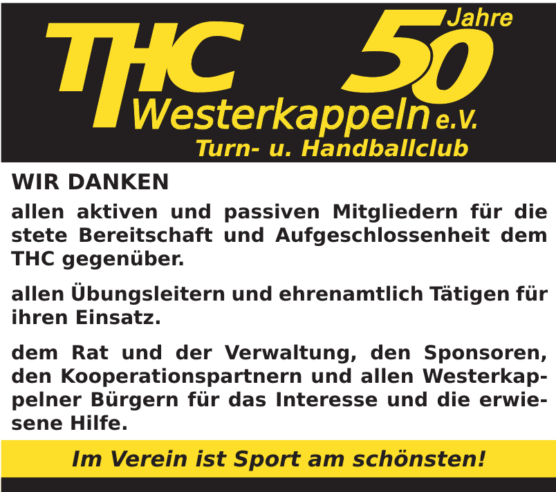 THC Westerkappeln e.V. THC Westerkappeln e.V.