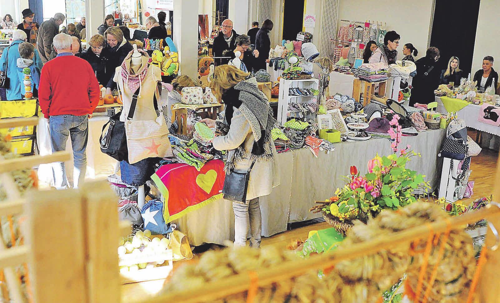 Beim Hobby- und Frühlingsmarkt können die Besucher wieder die kreativsten Hobbykunstwerke bestaunen und erwerben. Photowerk Beim Hobby- und Frühlingsmarkt können die Besucher wieder die kreativsten Hobbykunstwerke bestaunen und erwerben. Photowerk