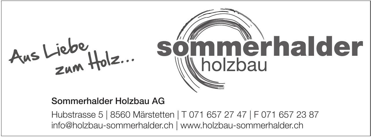 Sommerhalder Holzbau AG