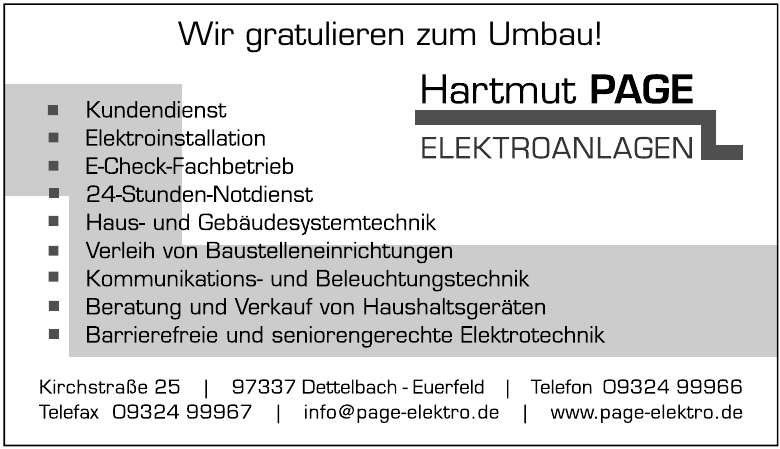 Hartmut Page Elektroanlagen Hartmut Page Elektroanlagen
