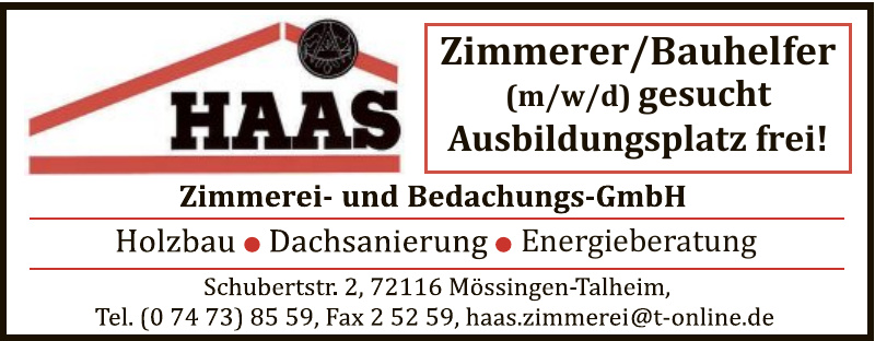 Haas Zimmerei- und Bedachungs-GmbH