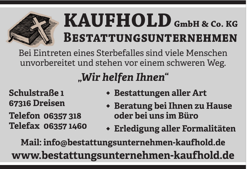 Kaufhold GmbH & Co. KG Bestattungsunternehmen