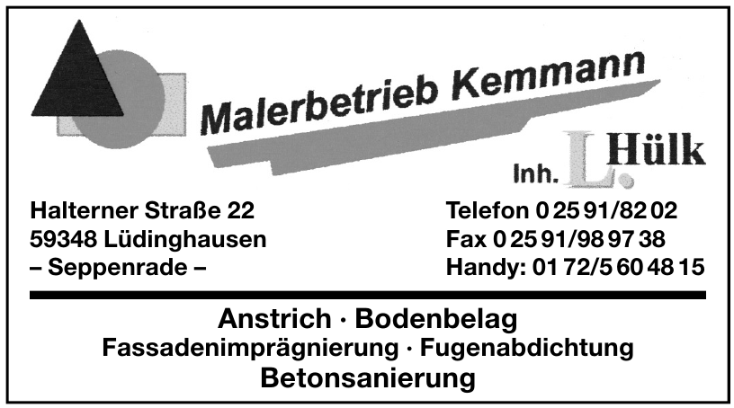 Malerbetrieb Kemmann Malerbetrieb Kemmann