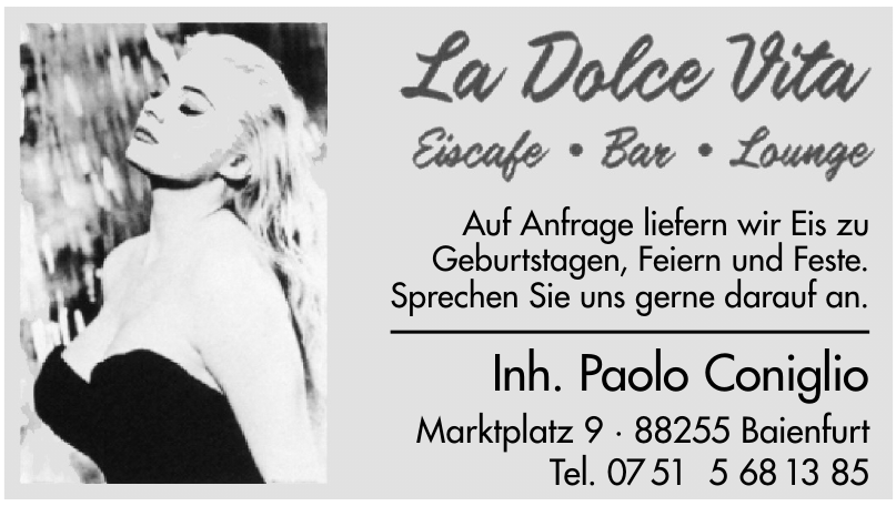 La Dolce Vita - Paolo Coniglio La Dolce Vita - Paolo Coniglio