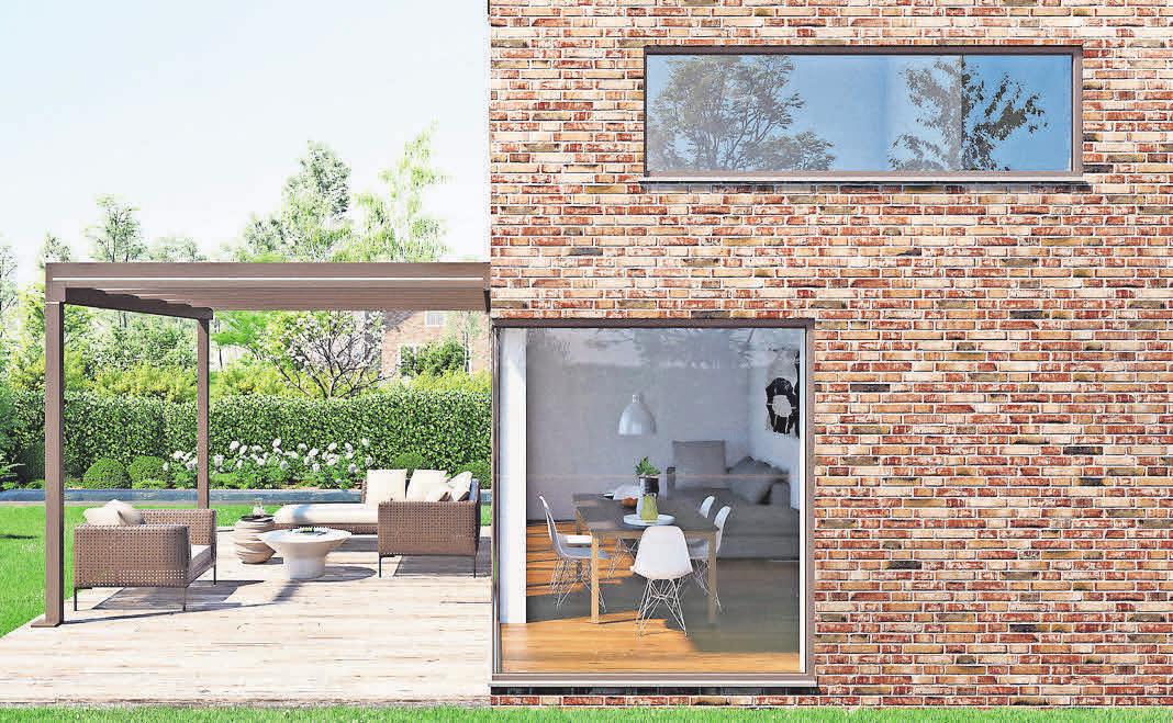 Das Glas-Terrassendach Terrazza Pure von Weinor zeichnet sich durch seine geradlinige Architektur, ganz ohne sichtbare Schrägen aus. Das Glas-Terrassendach Terrazza Pure von Weinor zeichnet sich durch seine geradlinige Architektur, ganz ohne sichtbare Schrägen aus.