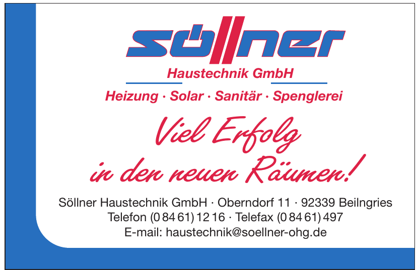 Söllner Haustechnik GmbH Söllner Haustechnik GmbH