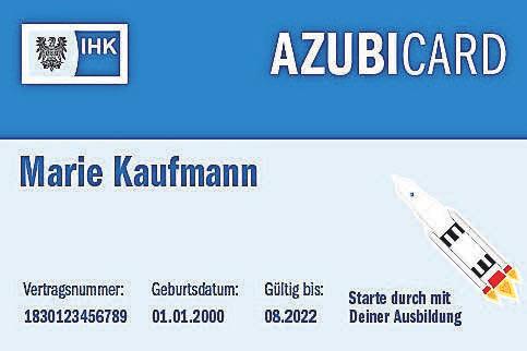Azubi-Card: Vergünstigungen für die Lehrzeit. FOTO: IHK POTSDAM Azubi-Card: Vergünstigungen für die Lehrzeit. FOTO: IHK POTSDAM