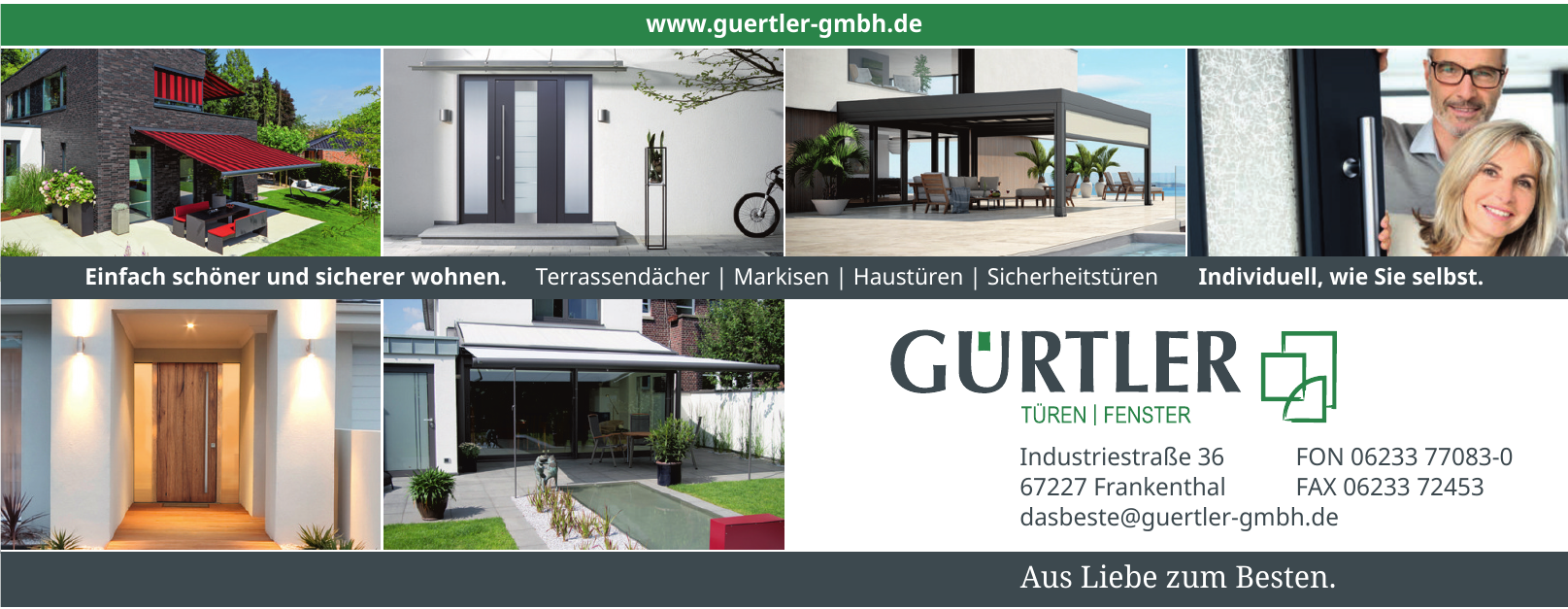 GÜRTLER Türen/Fenster GmbH GÜRTLER Türen/Fenster GmbH