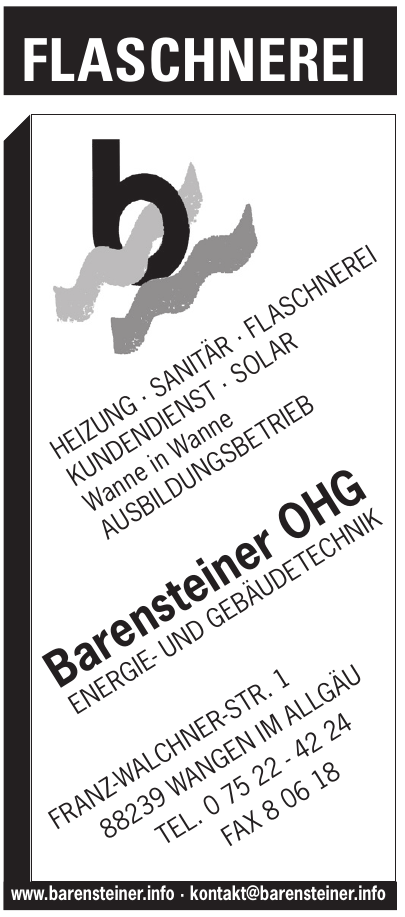 Barensteiner Energie- und Gebäudetechnik Barensteiner Energie- und Gebäudetechnik
