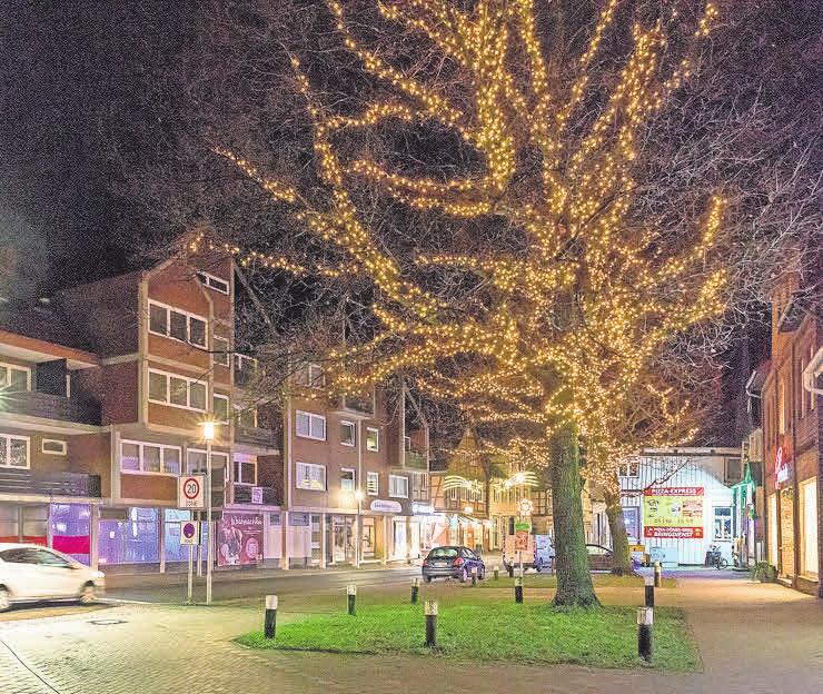 Auch Bäume haben sich während der Burgdorfer Lichtwochen besonders fein gemacht. Auch Bäume haben sich während der Burgdorfer Lichtwochen besonders fein gemacht.