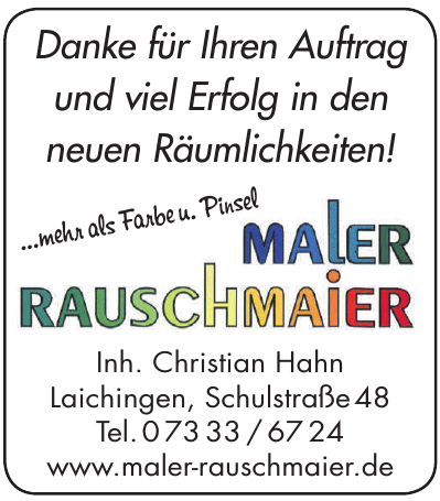 Maler Rauschmaier Maler Rauschmaier