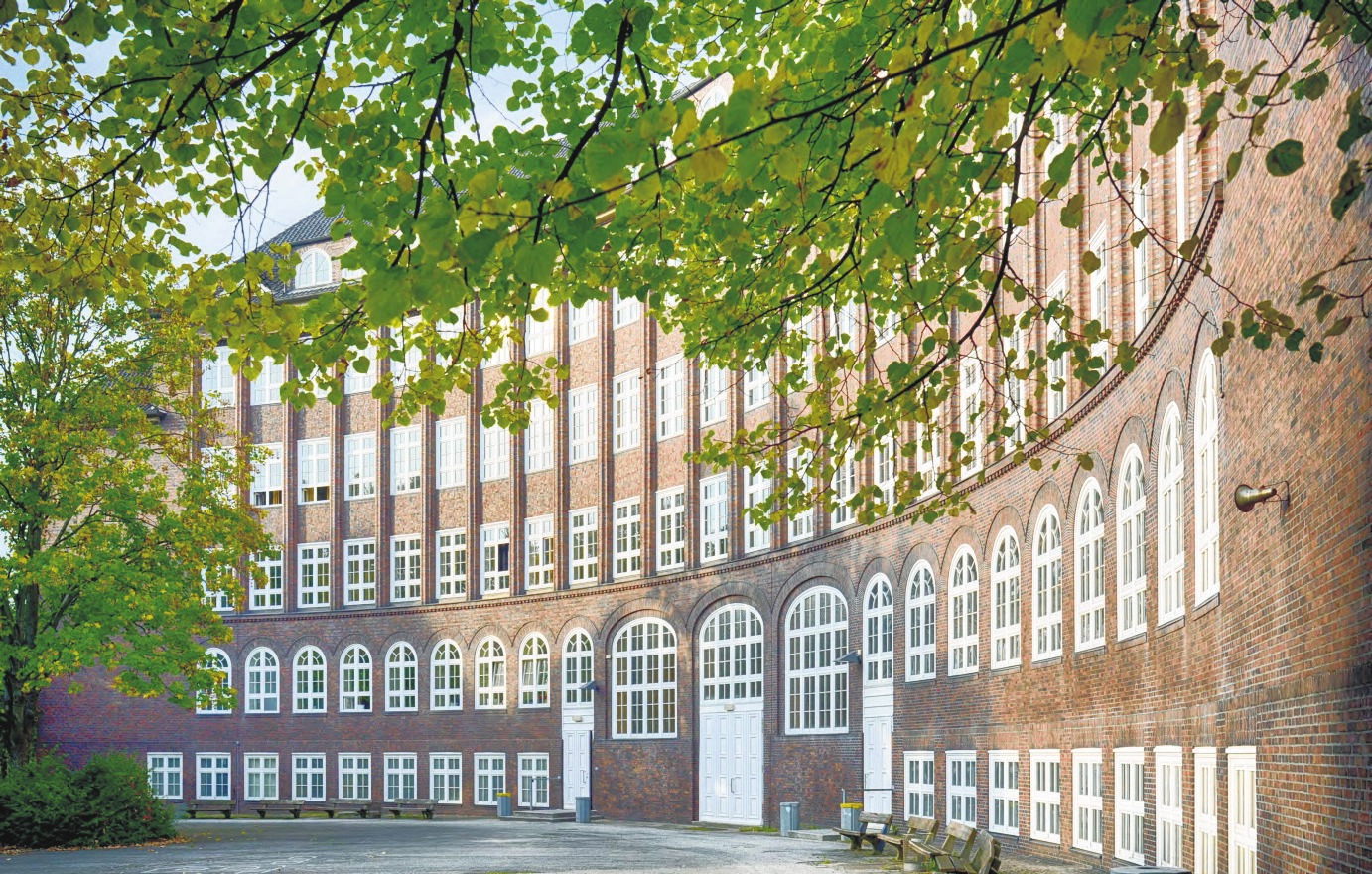 Stadtteilschule Barmbek in der Krausestraße Foto: wb