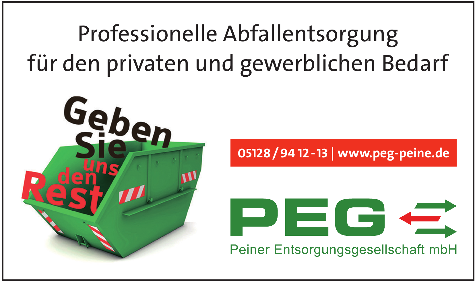 PEG Peiner Entsorgungsgesellschaft mbH PEG Peiner Entsorgungsgesellschaft mbH