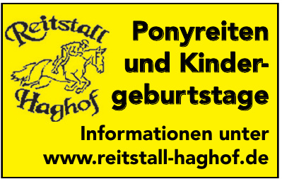 Reitstall Haghof Ponyreiten