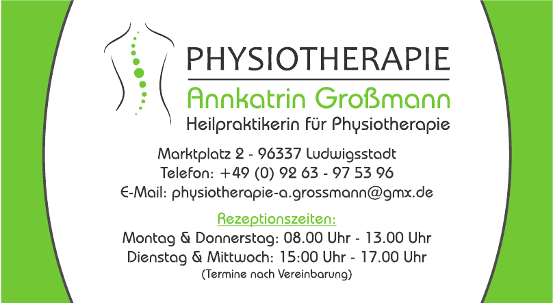 Physiotherapie Annkatrin Großmann Physiotherapie Annkatrin Großmann