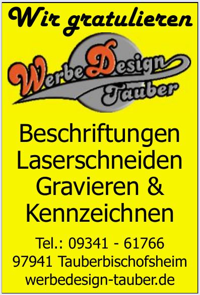 Werbe Design Tauber