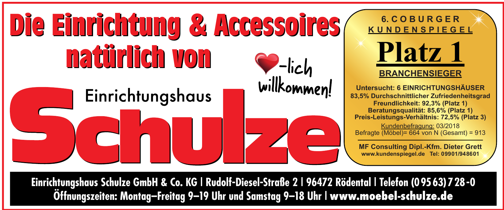 Einrichtungshaus Schulze GmbH & Co. KG Einrichtungshaus Schulze GmbH & Co. KG