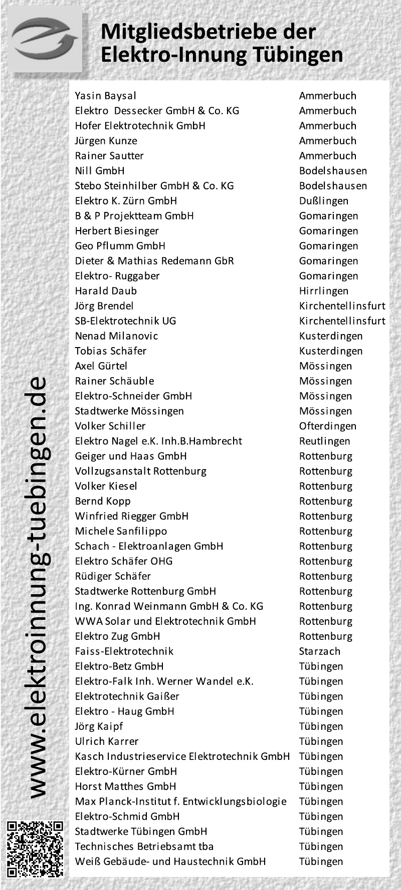 Elektroinnung Tübingen Elektroinnung Tübingen