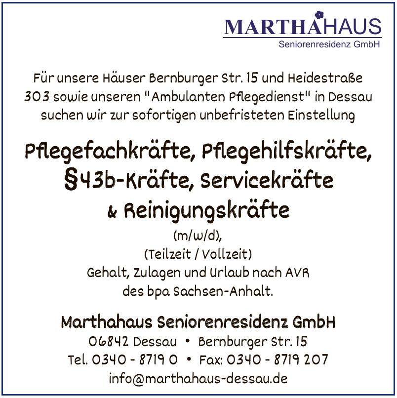 Marthahaus Seniorenresidenz GmbH